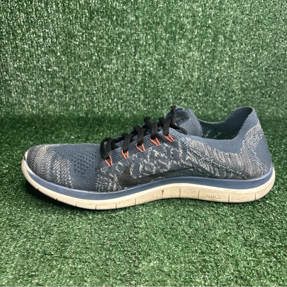Nike‎ Free 4.0 Flyknit Navy Blue Mens Size 11 631053-404 Running Shoes